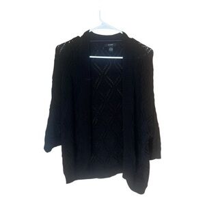 Alfani 3/4 sleeve Black Knit Sweater